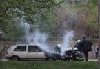car, fire, firefighters