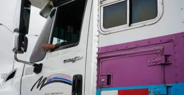 white and pink van during daytime