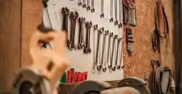 brown and gray metal tools
